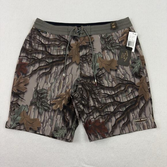 Dark Seas Gladeview 20” Camo Boardshorts Size 34 Surf Swim Trunks NWT - Picture 3 of 14